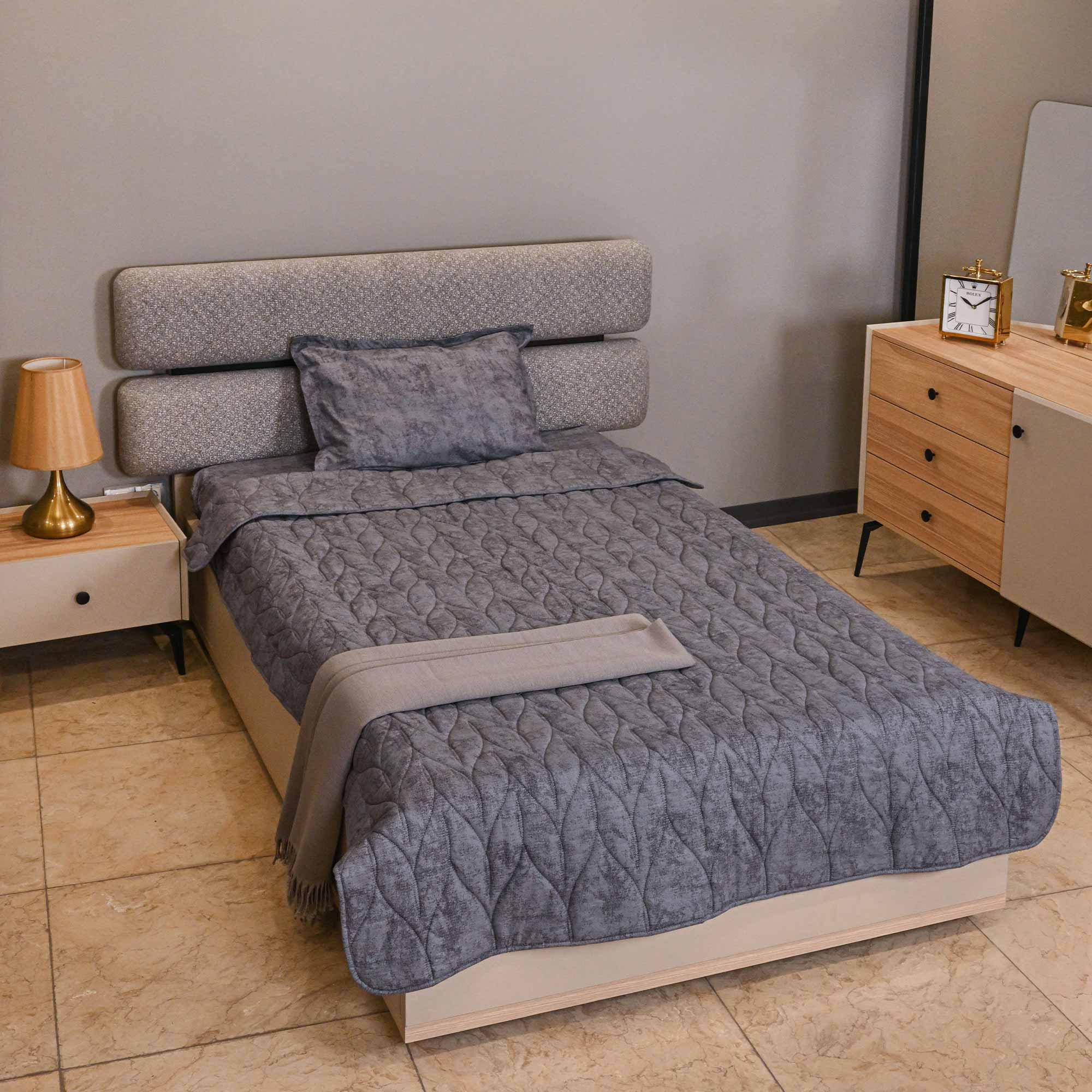 سرویس لحاف دو نفره پنبه ای تیسا طرح برفکی 12