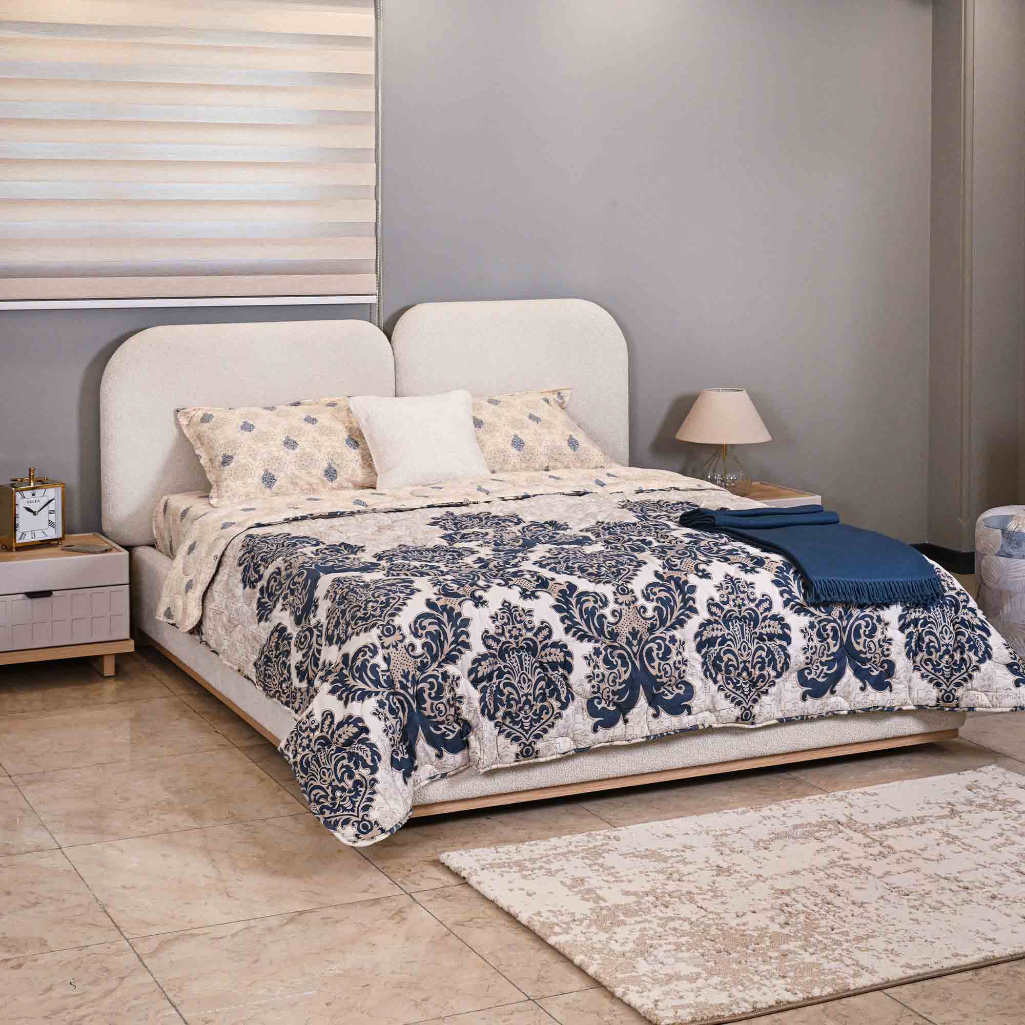 سرویس لحاف دو نفره پنبه ای تیسا طرح هایلایت 2