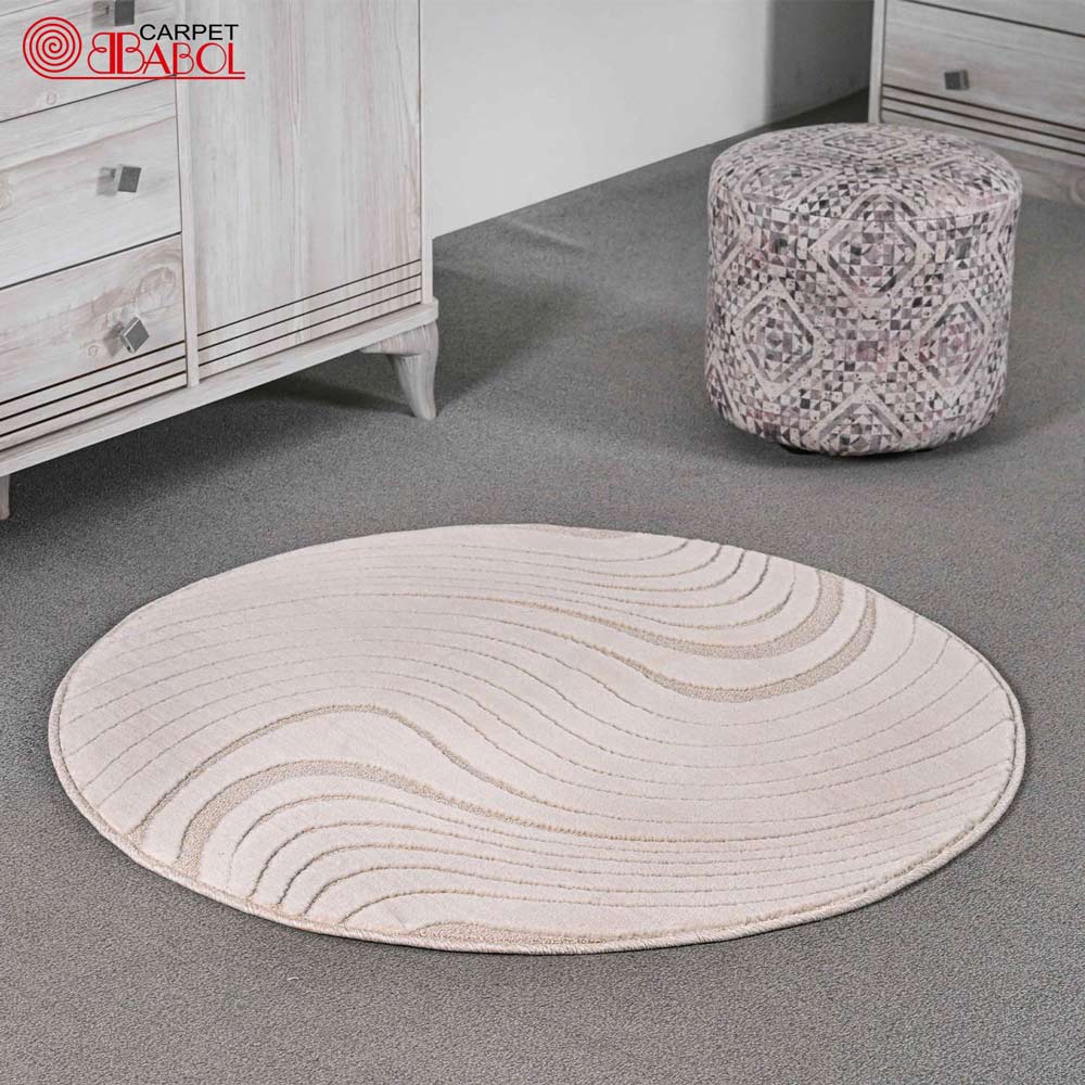 فرش ماشینی کات لوپ بابل کارپت کد VP8401 1