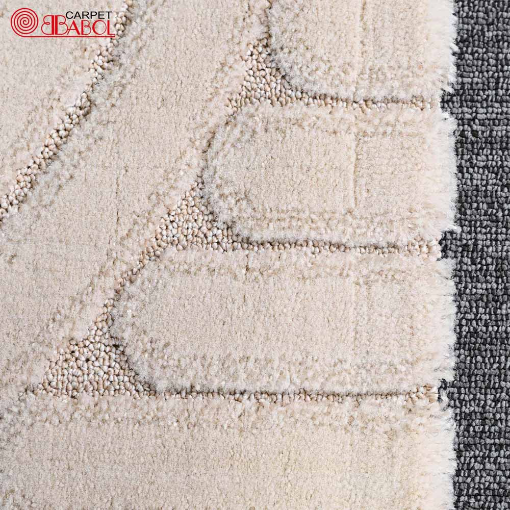 فرش ماشینی کات لوپ بابل کارپت کد VP8801 1