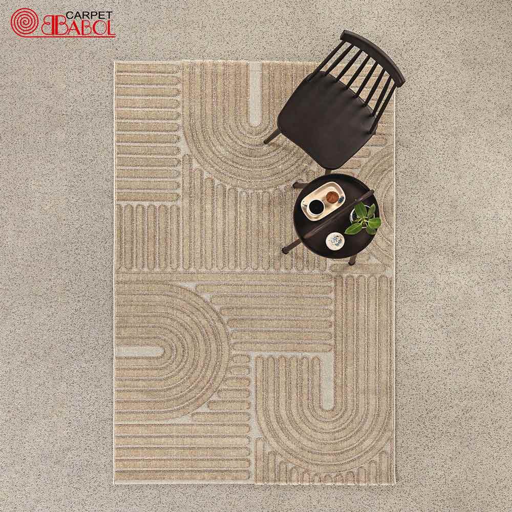 فرش ماشینی کات لوپ بابل کارپت کد VP8802 1