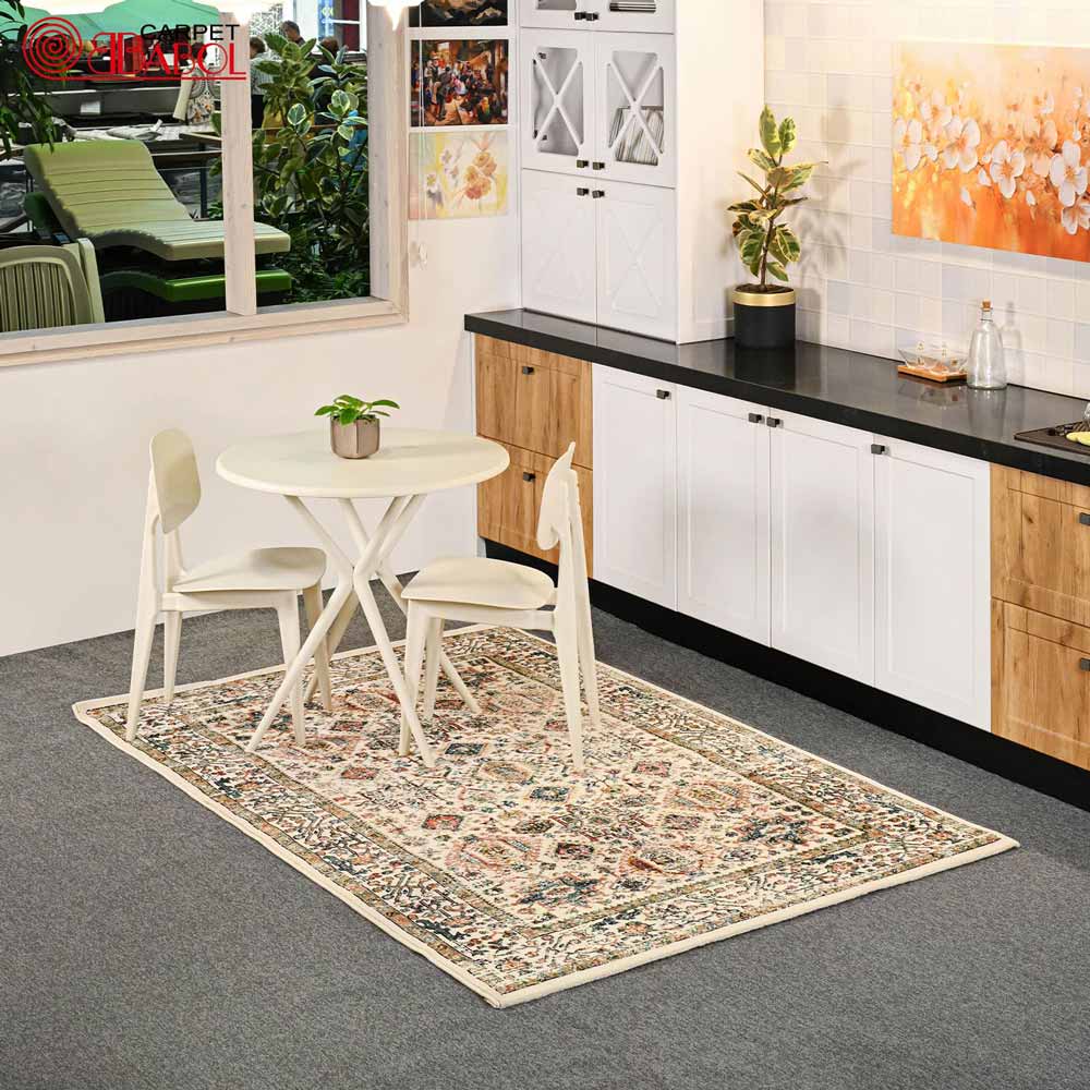فرش ماشینی سوپر بابل کارپت کد CT8909 1