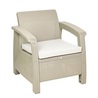 مبل باغی و ویلایی یک نفره مدل حصیری 