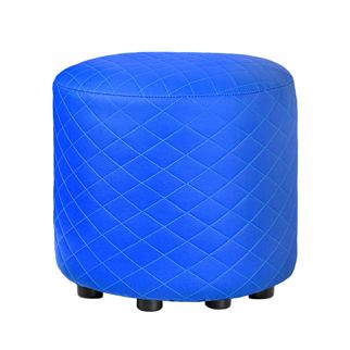 پاف پایه دار چرمی گلدوزی شده کد 2 سایز 48×40 سانتیمتر