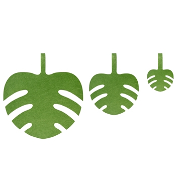 Felt leaf (decorative or functional)