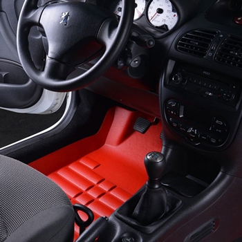 3D Synthetic Leather Car Floor Mat