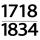 1718-1834