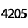 4205