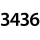 3436