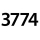 3774