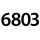 6803