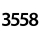 3558