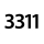 3311