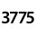 3775