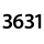 3631