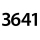 3641