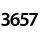 3657