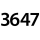 3647