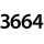 3664