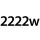 2222w