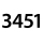 3451