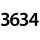 3634