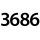 3686