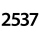2537