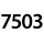 7503