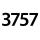 3757