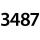 3487