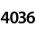 4036