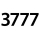 3777
