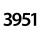 3951