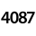 4087