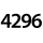 4296