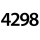 4298