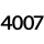 4007