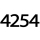 4254