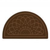 پادری مخمل پشت ترمز اکونومی نیم دایره مدل آفتابگردان سایز 73×43 سانتیمتر