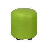 پاف پایه دار چرمی ساده سایز 40×38 سانتیمتر