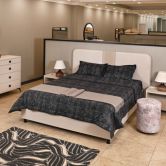 سرویس لحاف دو نفره پنبه ای تیسا طرح ابری 14