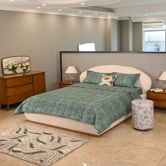 سرویس لحاف دو نفره پنبه ای تیسا طرح ابری 17