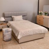 سرویس لحاف یک نفره پنبه ای تیسا طرح ابری 5