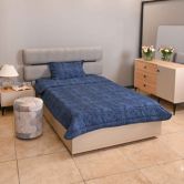 سرویس لحاف یک نفره پنبه ای تیسا طرح ابری 15