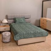 سرویس لحاف یک نفره پنبه ای تیسا طرح ابری 17